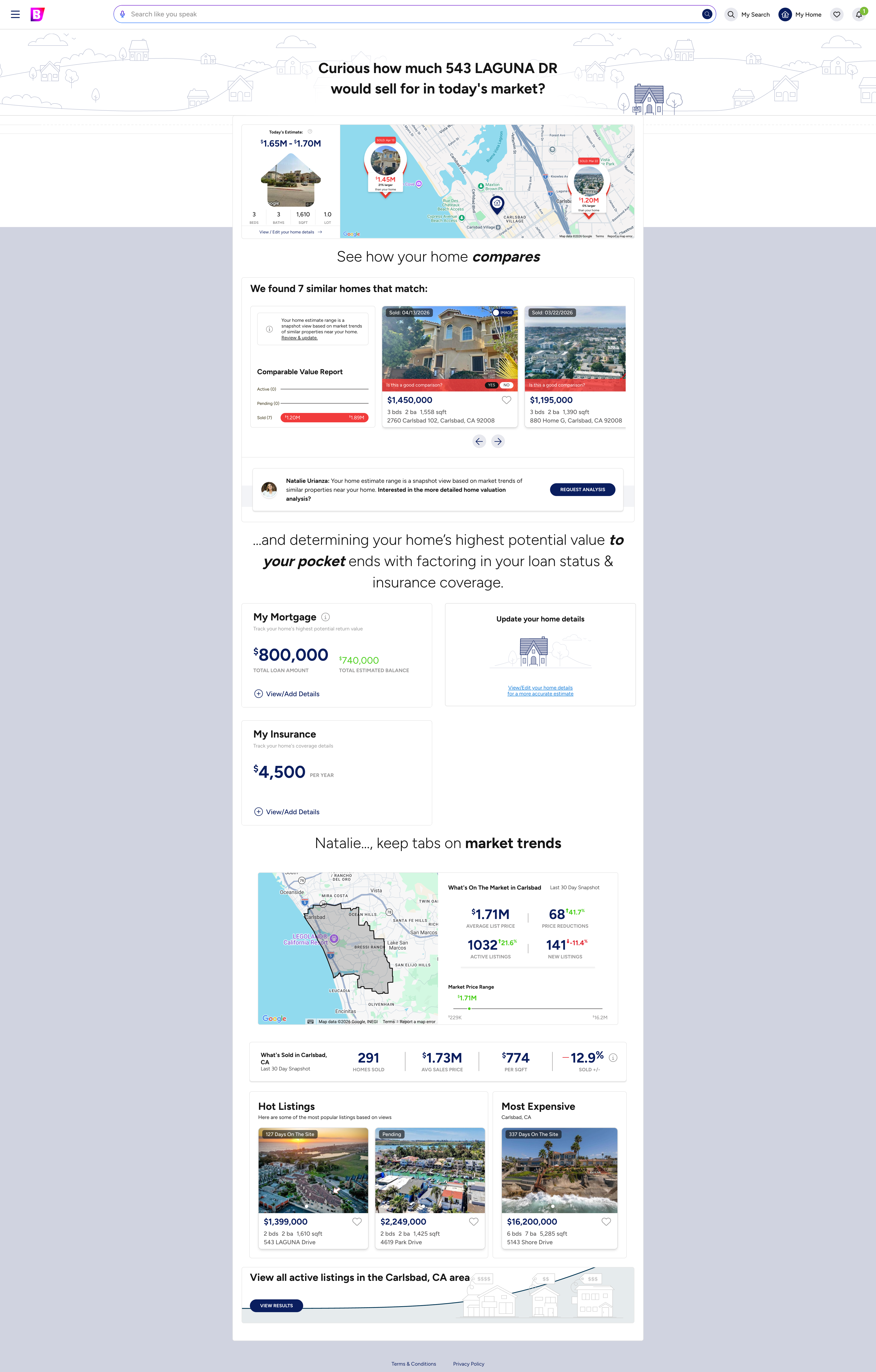 CORE Home homeowner dashboard on the rebuilt platform